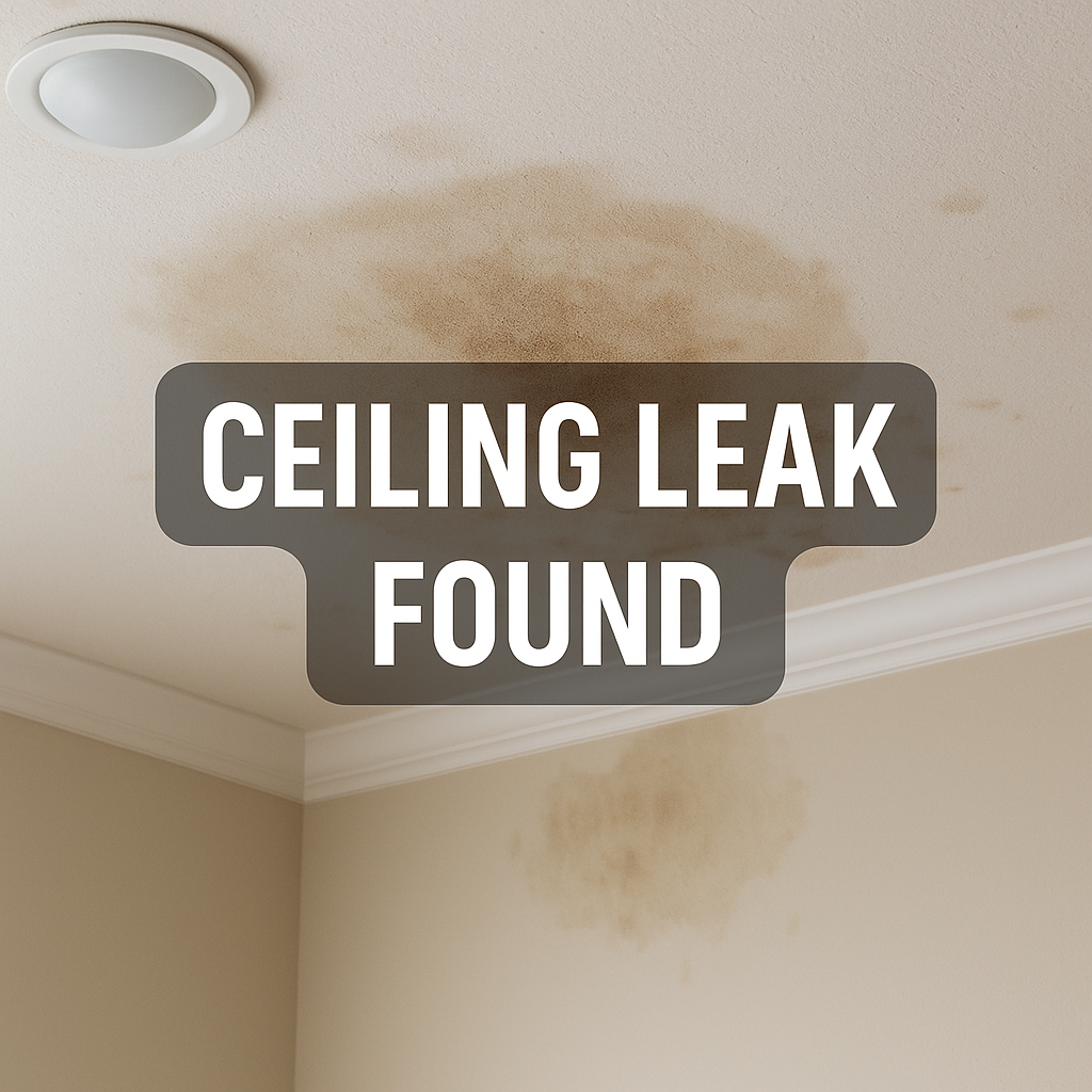 Ceiling water damage